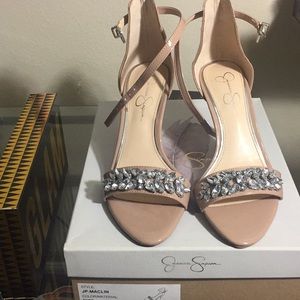Jessica Simpson Nude Ankle Pump